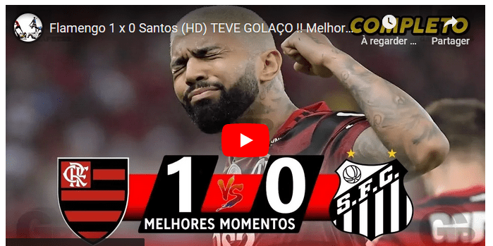 Jogos eternos #14: Flamengo 1×0 Santos 2019