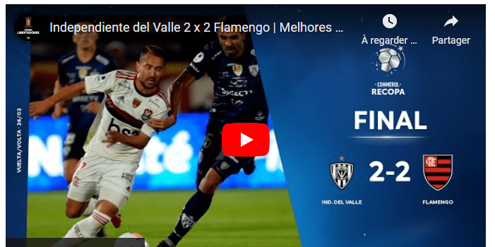 Jogos eternos #39: Independiente del Valle 2×2 Flamengo&nbsp;2020