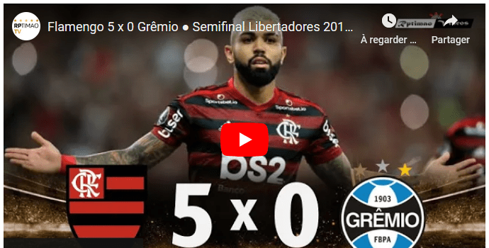 Jogos eternos #70: Flamengo 5×0 Grêmio&nbsp;2019