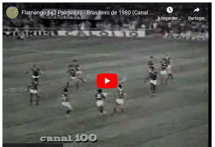 Jogos eternos #104: Flamengo 6×2 Palmeiras&nbsp;1980