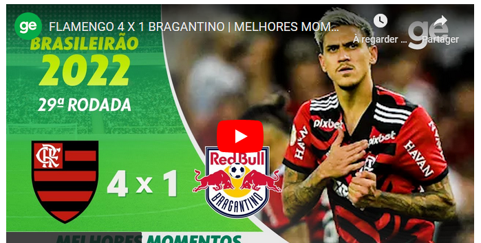 Jogos eternos #108: Flamengo 4×1 Red Bull Bragantino&nbsp;2022