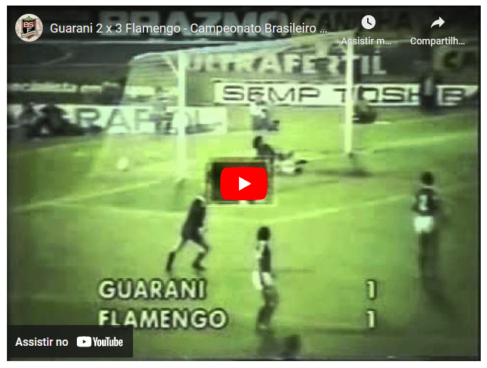 Jogos eternos #129: Guarani 2×3 Flamengo&nbsp;1982
