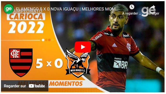 Jogos eternos #136: Flamengo 5×0 Nova Iguaçu&nbsp;2022