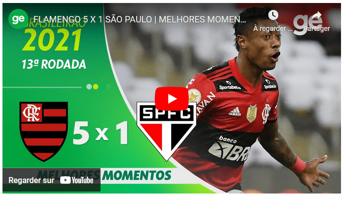 Jogos eternos #143: Flamengo 5×1 São Paulo&nbsp;2021