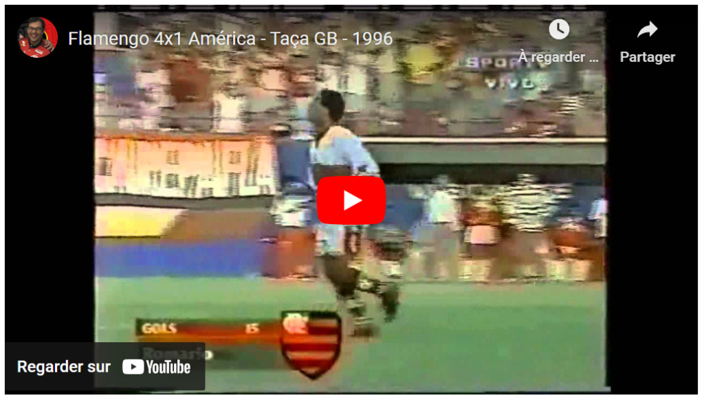 Jogos eternos #155: Flamengo 4×1 America&nbsp;1996