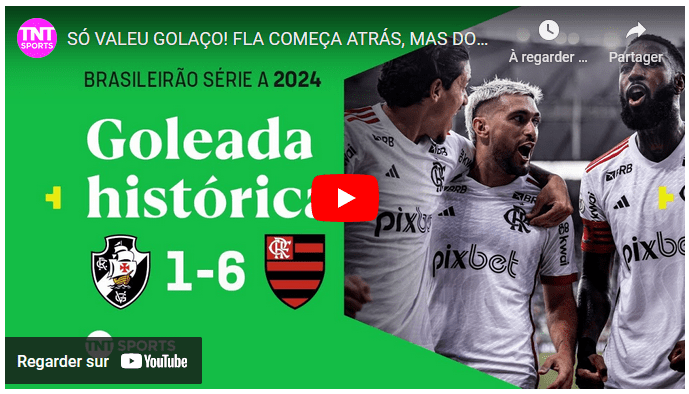 Jogos eternos #159: Flamengo 6×1 Vasco&nbsp;2024