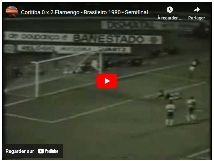 Jogos eternos #161: Coritiba 0x2 Flamengo&nbsp;1980