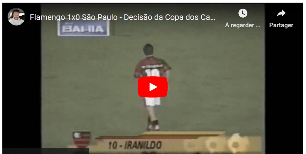 Jogos eternos #184: Flamengo 1×0 São Paulo&nbsp;1997