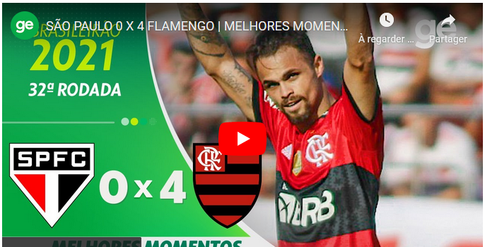 Jogos eternos #185: São Paulo 0x4 Flamengo&nbsp;2021