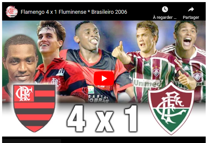 Jogos eternos #200: Flamengo 4×1 Fluminense&nbsp;2006