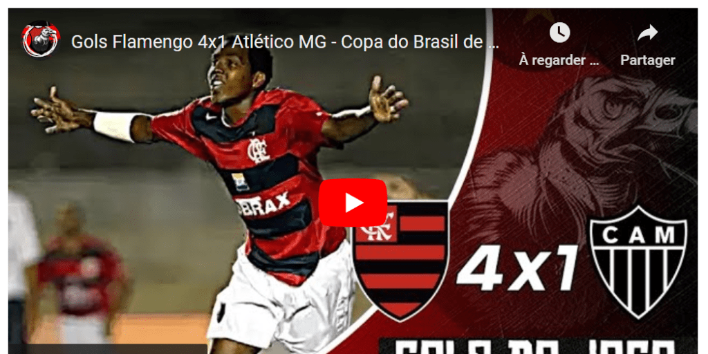 Jogos eternos #214: Flamengo 4×1 Atlético Mineiro&nbsp;2006