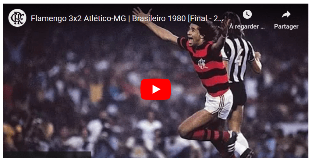 Jogos eternos #218: Flamengo 3×2 Atlético Mineiro&nbsp;1980