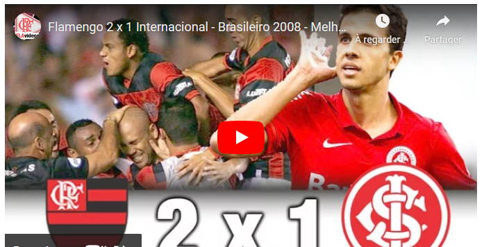Jogos eternos #222: Flamengo 2×1 Internacional&nbsp;2008