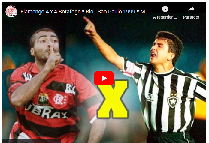 Jogos eternos #243: Flamengo 4×4 Botafogo&nbsp;1999