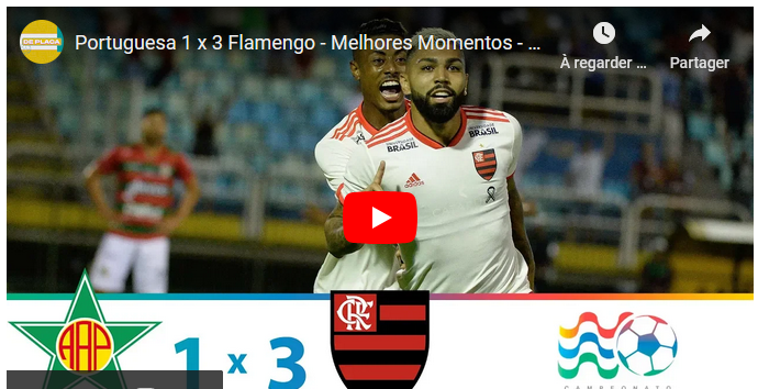 Jogos eternos #246: Flamengo 3×1 Portuguesa&nbsp;2019