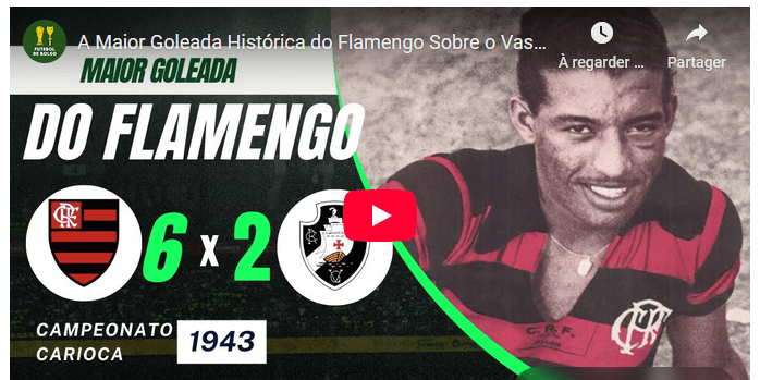 Jogos eternos #269: Flamengo 6×2 Vasco&nbsp;1943