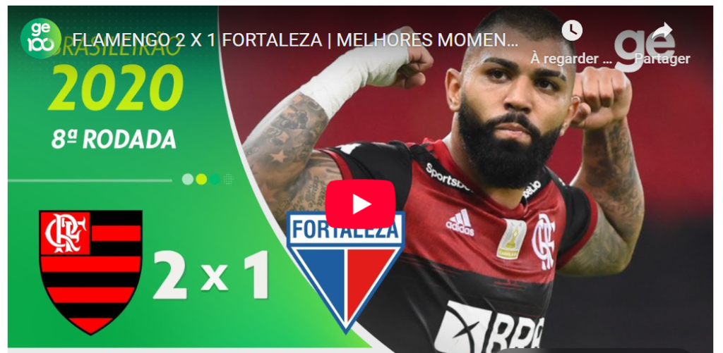 Jogos eternos #284: Flamengo 2×1 Fortaleza&nbsp;2020