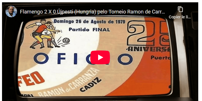 Jogos eternos #289: Flamengo 2×0 Ujpest&nbsp;1979