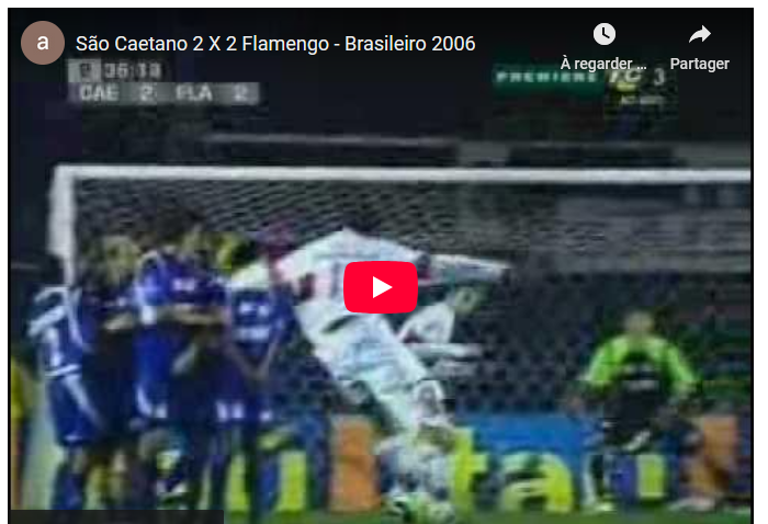 Jogos eternos #303: São Caetano 2×2 Flamengo&nbsp;2006