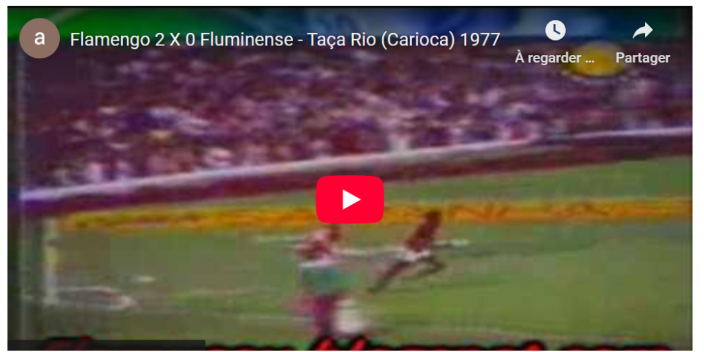 Jogos eternos #313: Flamengo 2×0 Fluminense&nbsp;1977