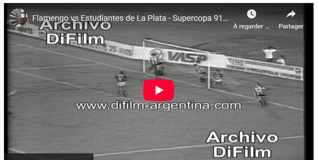 Jogos eternos #320: Flamengo 1×1 Estudiantes&nbsp;1991