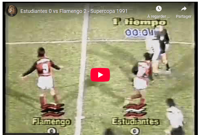 Jogos eternos #322: Estudiantes 0x2 Flamengo&nbsp;1991
