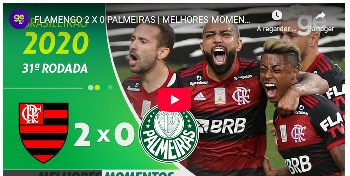 Jogos eternos #331: Flamengo 2×0 Palmeiras&nbsp;2021