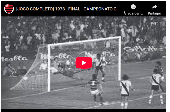 Jogos eternos #352: Flamengo 1×0 Vasco&nbsp;1978