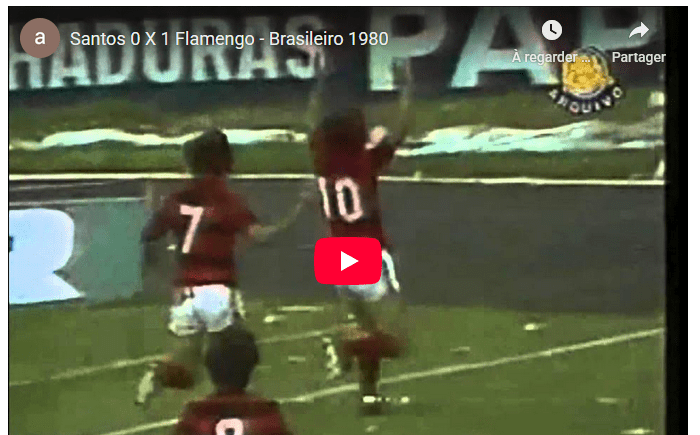 Jogos eternos #364: Santos 0x1 Flamengo&nbsp;1980