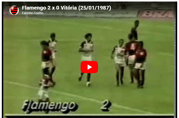 Jogos eternos #391: Flamengo 2×0 Vitória&nbsp;1987