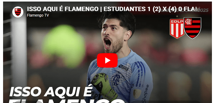 Jogos eternos #393: Estudiantes 1×0 Flamengo&nbsp;2025