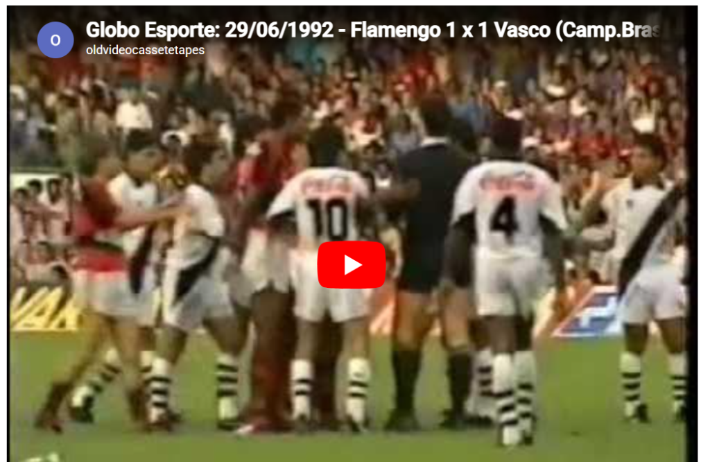 Jogos eternos #394: Flamengo 1×1 Vasco&nbsp;1992