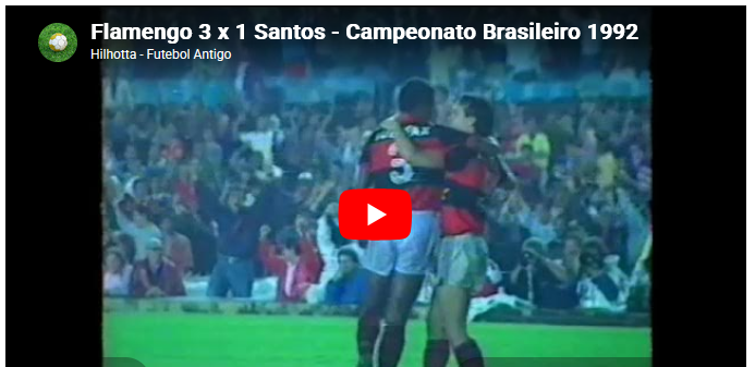 Jogos eternos #417: Flamengo 3×1 Santos&nbsp;1992