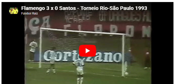 Jogos eternos #418: Flamengo 3×0 Santos&nbsp;1993