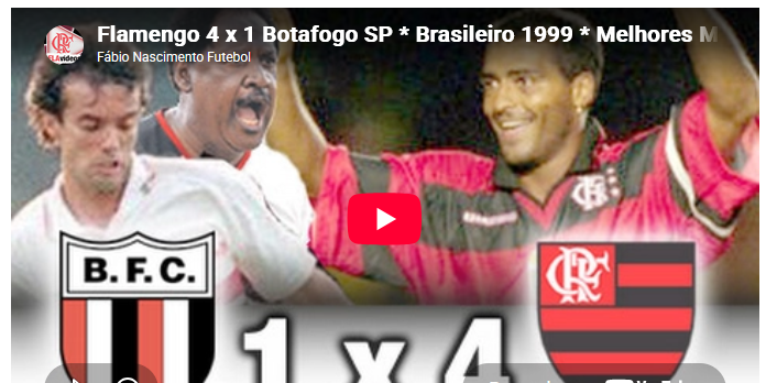 Jogos eternos #430: Botafogo-SP 1×4 Flamengo&nbsp;1999