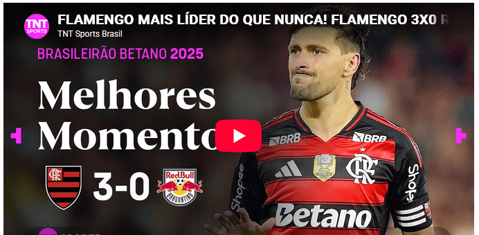 Jogos eternos #441: Flamengo 3×0 Bragantino&nbsp;2025
