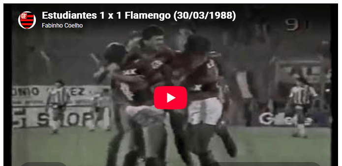 Jogos eternos #447: Estudiantes 1×1 Flamengo 1988